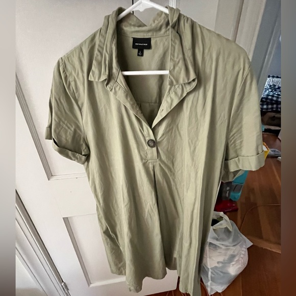 Basic green dress - Picture 1 of 3